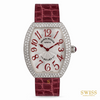 Franck Muller Heart Diamond White Gold Red Strap