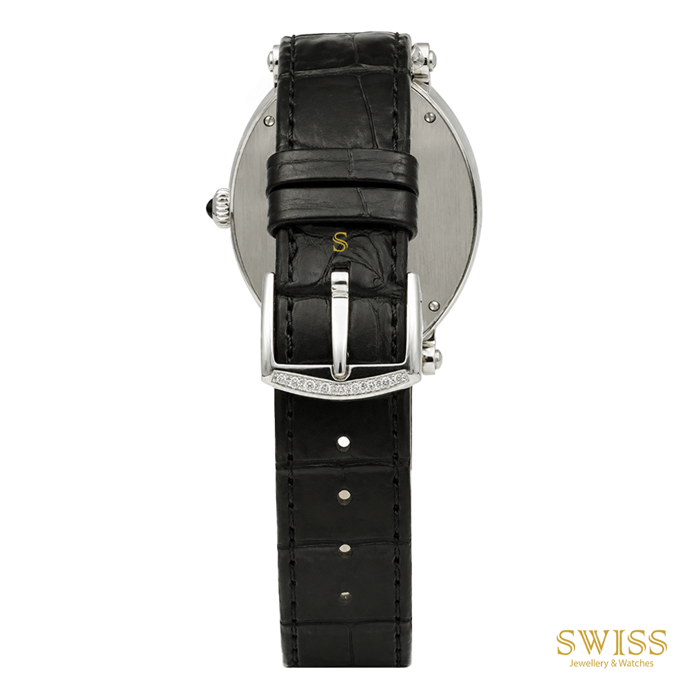 Franck Muller Round Diamond Roman Dial White Gold