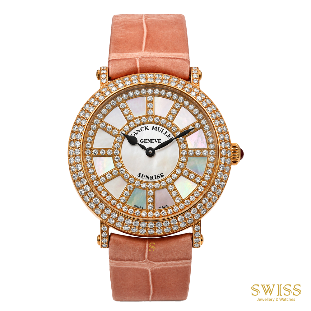 Franck Muller Sunrise Diamond Rose Gold MOP Dial