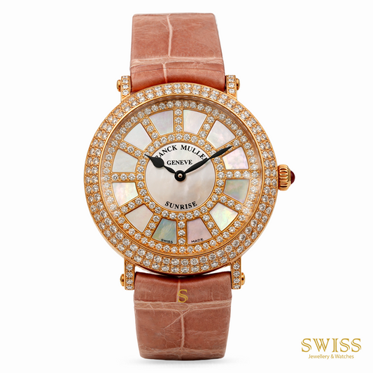 Franck Muller Sunrise Diamond Rose Gold MOP Dial