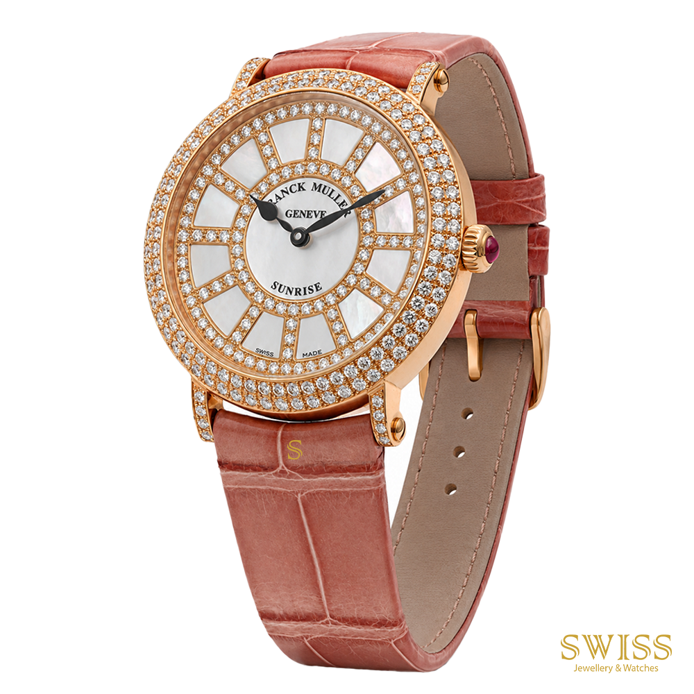 Franck Muller Sunrise Diamond Rose Gold MOP Dial