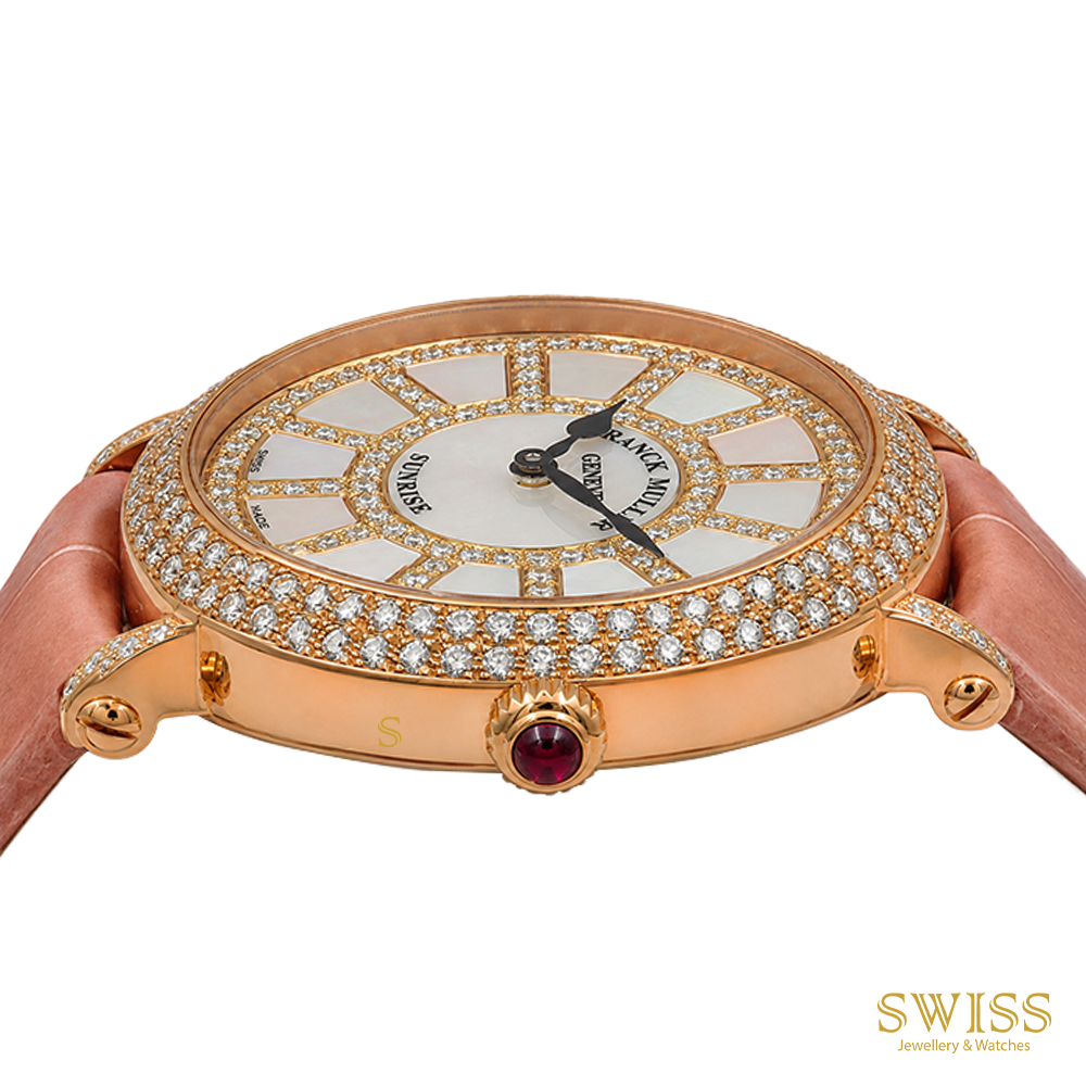 Franck Muller Sunrise Diamond Rose Gold MOP Dial