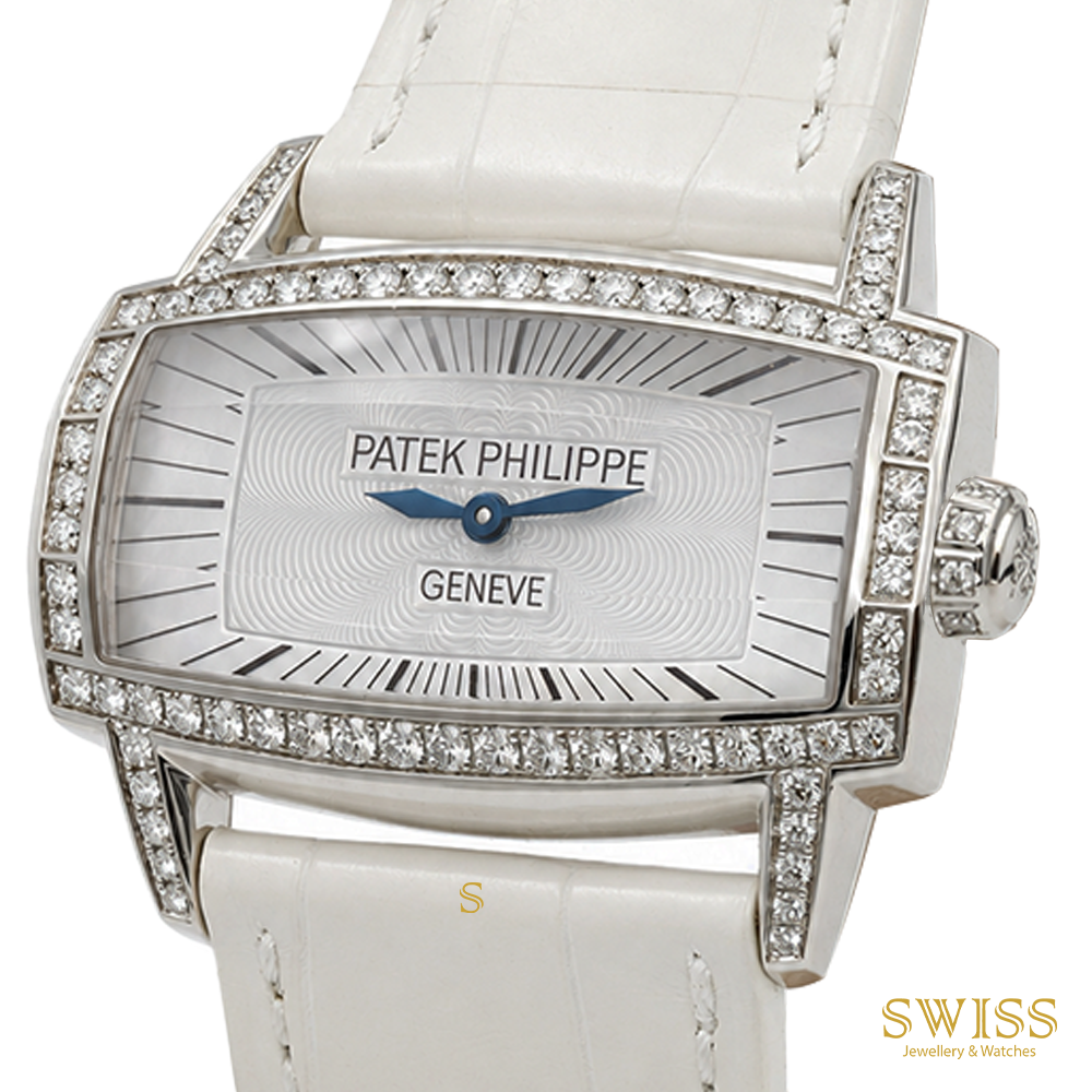 Patek Philippe Gondolo Gemma White Gold Diamond Silver Dial