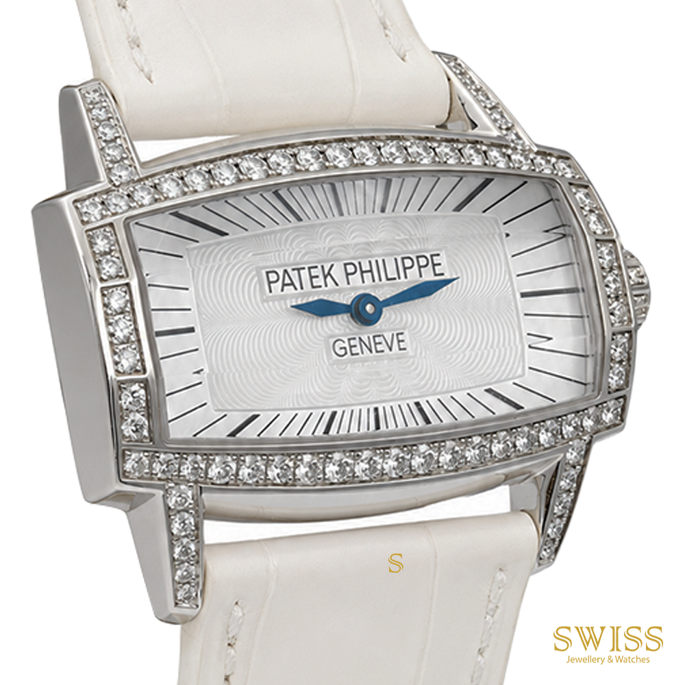 Patek Philippe Gondolo Gemma White Gold Diamond Silver Dial