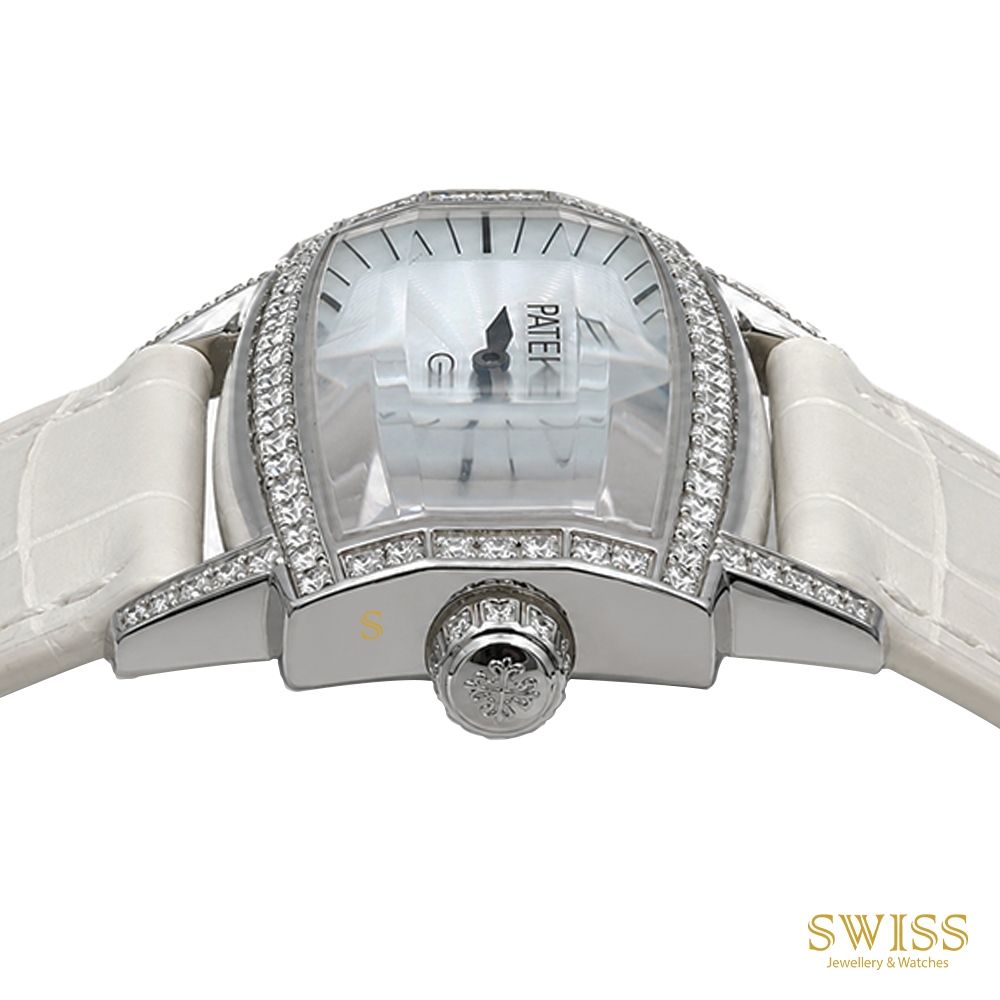 Patek Philippe Gondolo Gemma White Gold Diamond Silver Dial