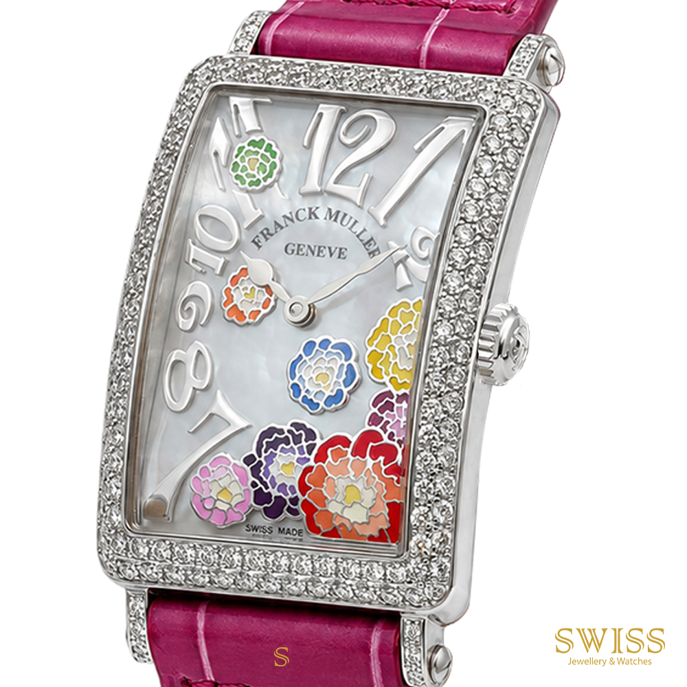 Franck Muller Long Island Diamond Floral MOP Dial