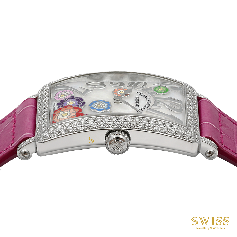 Franck Muller Long Island Diamond Floral MOP Dial