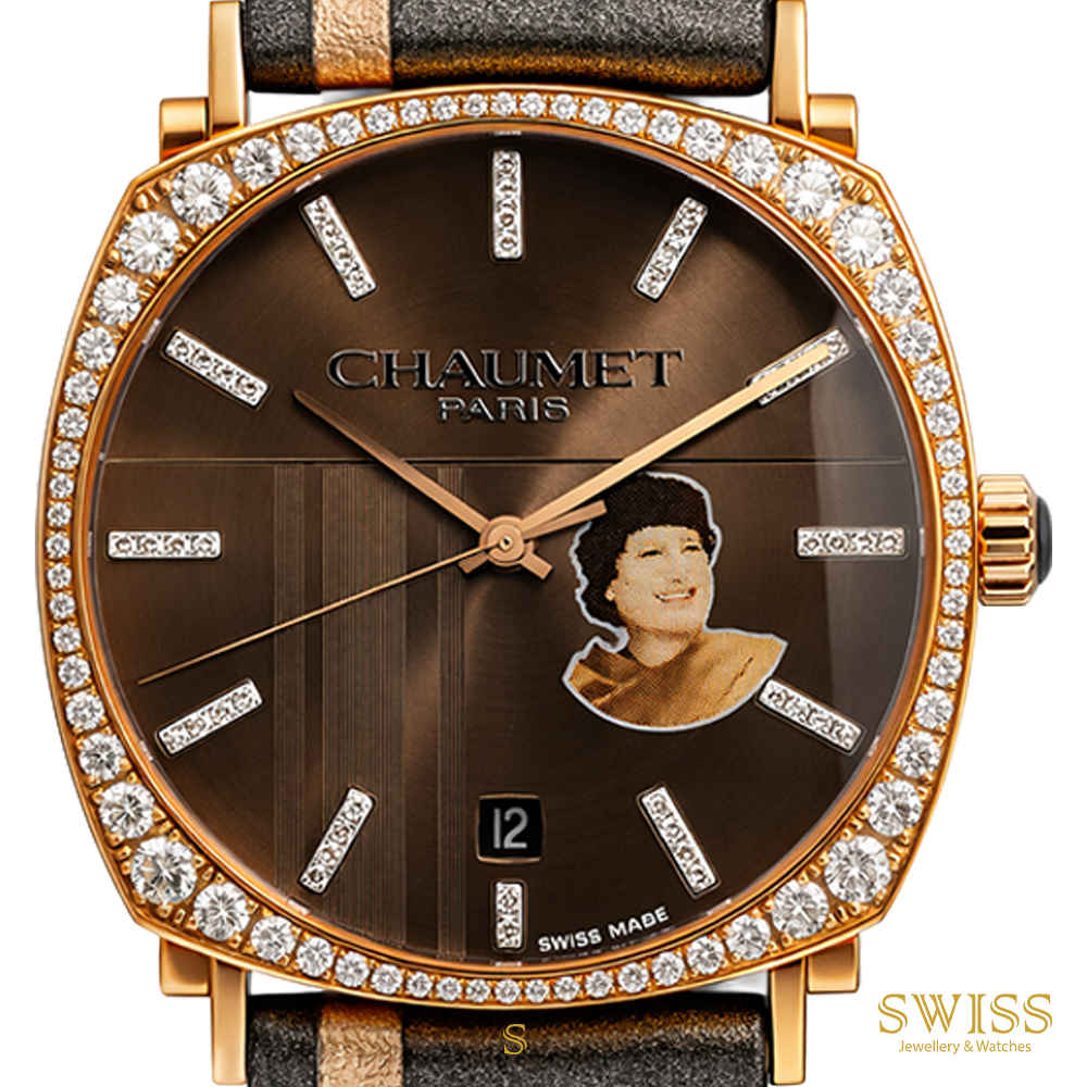 Chaumet Dandy Diamond Rose Gold Brown Dial Limited Edition