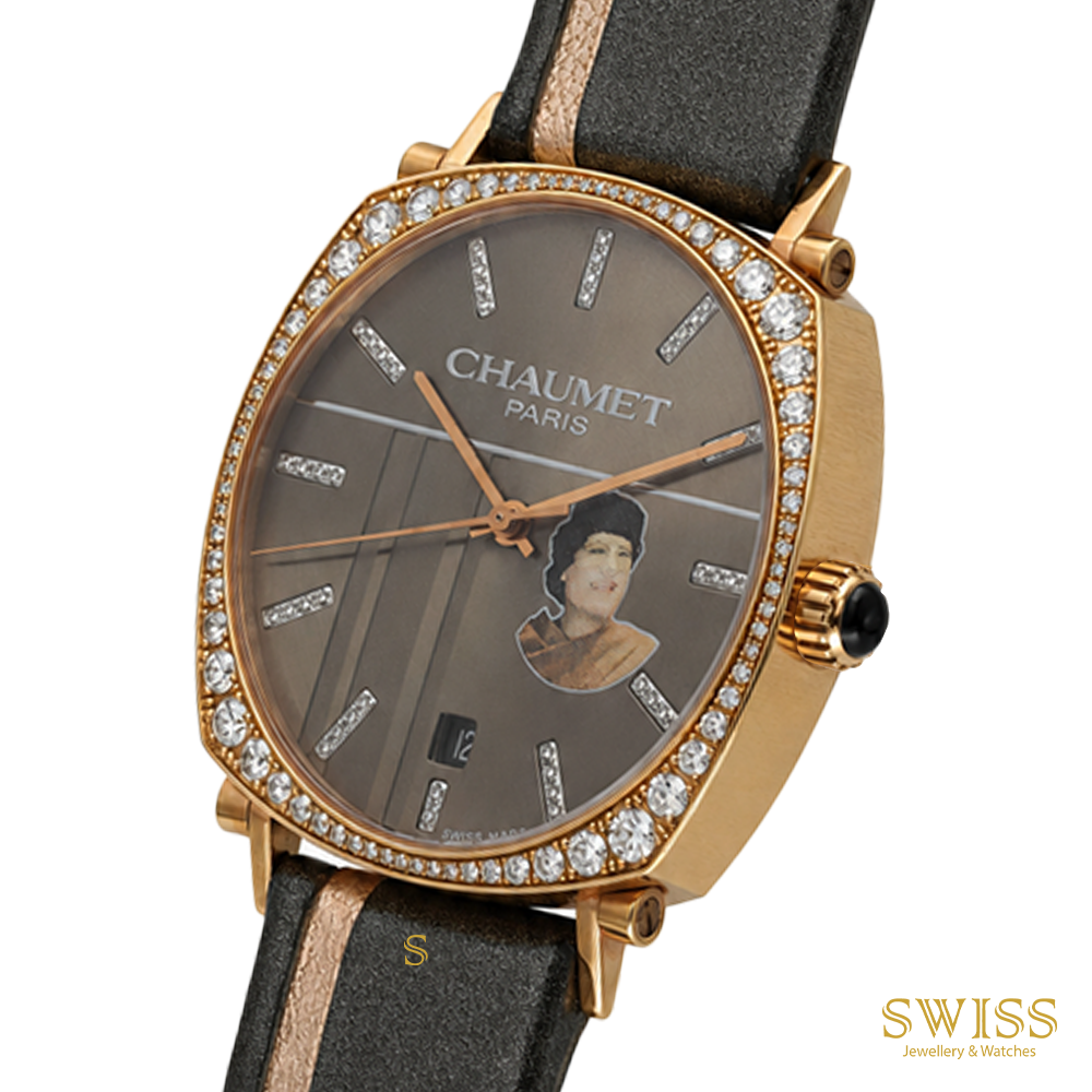 Chaumet Dandy Diamond Rose Gold Brown Dial Limited Edition