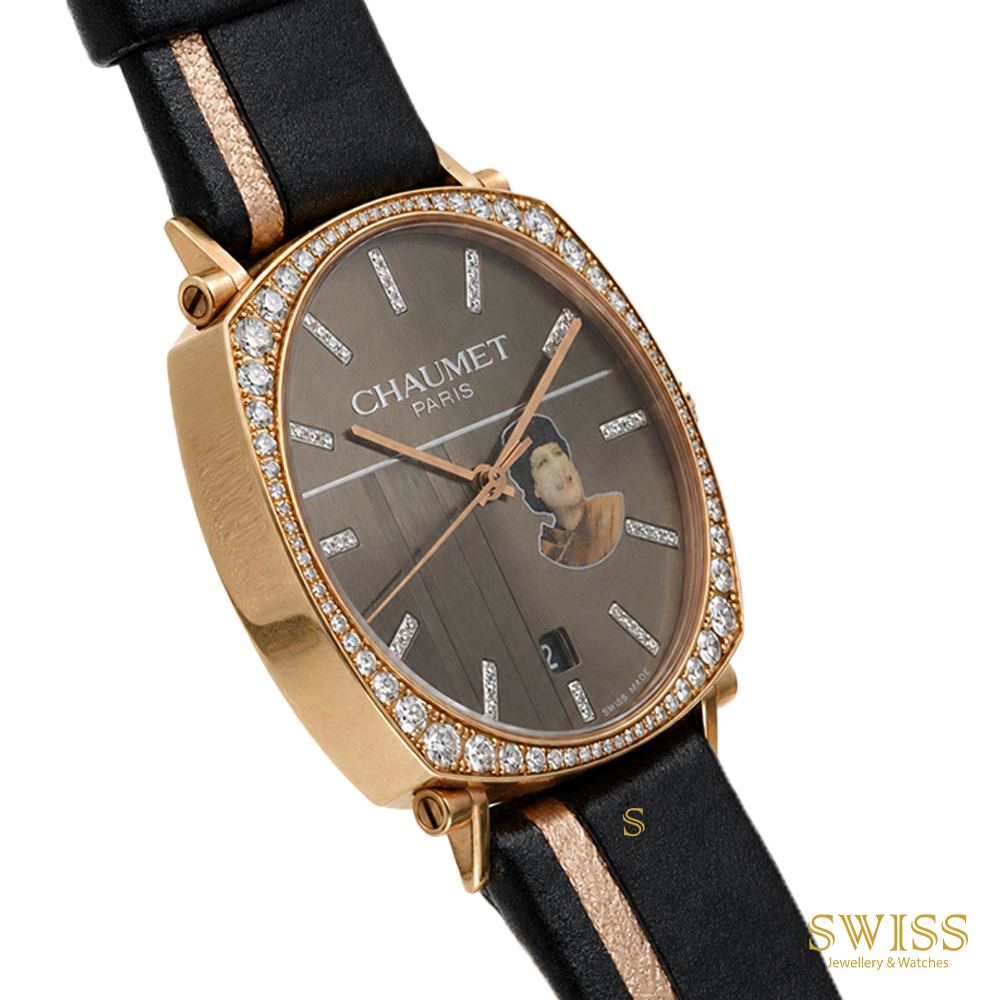 Chaumet Dandy Diamond Rose Gold Brown Dial Limited Edition