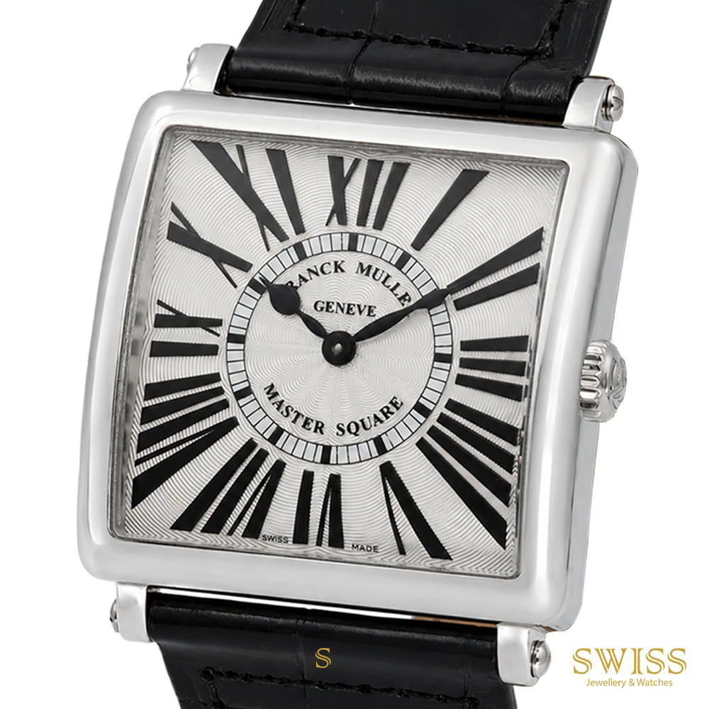 Franck Muller Master Square Stainless Steel Guilloché Dial