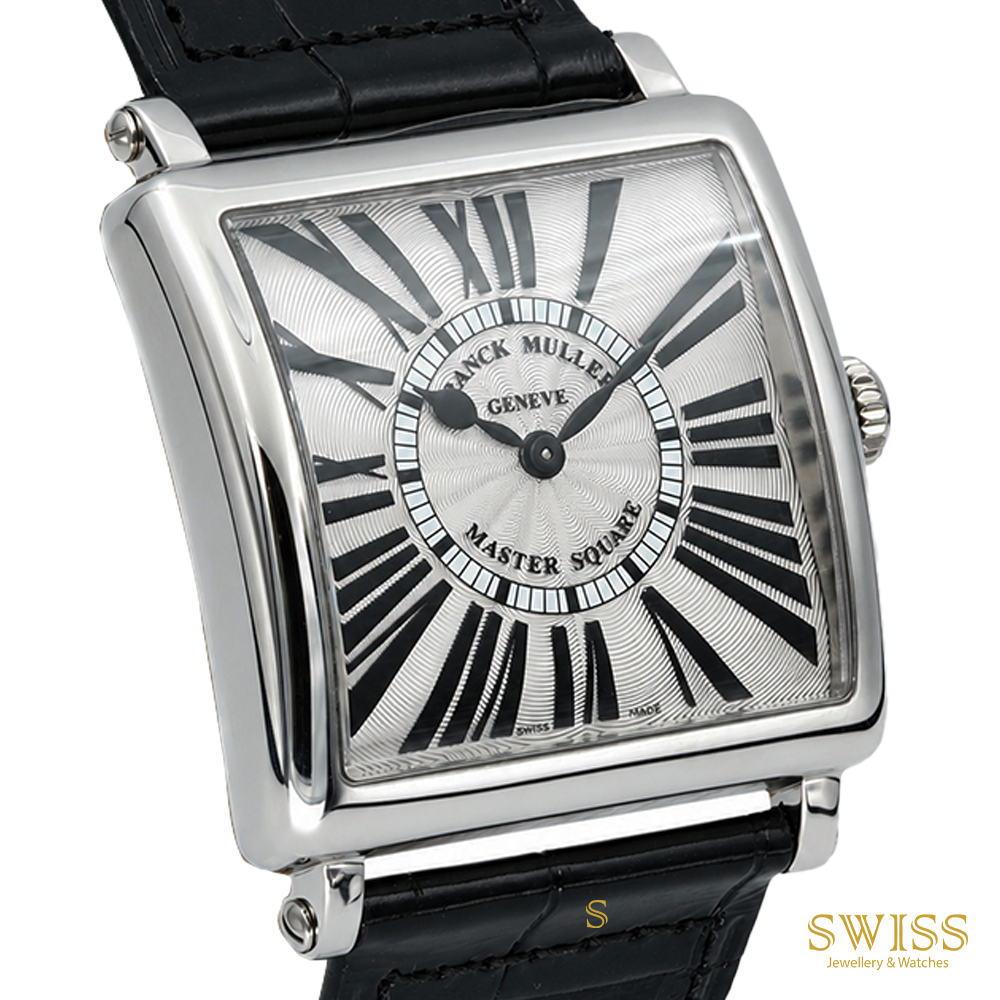 Franck Muller Master Square Stainless Steel Guilloché Dial