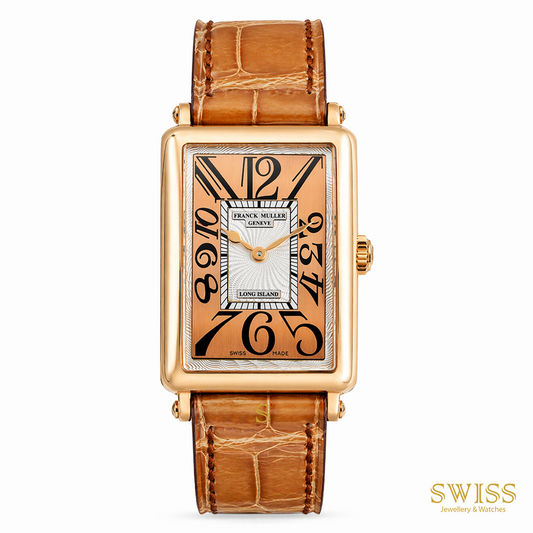 Franck Muller Long Island Flame Dial Rose Gold Quartz