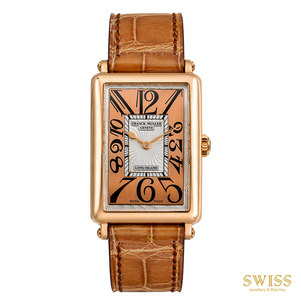 Franck Muller Long Island Flame Dial Rose Gold Quartz