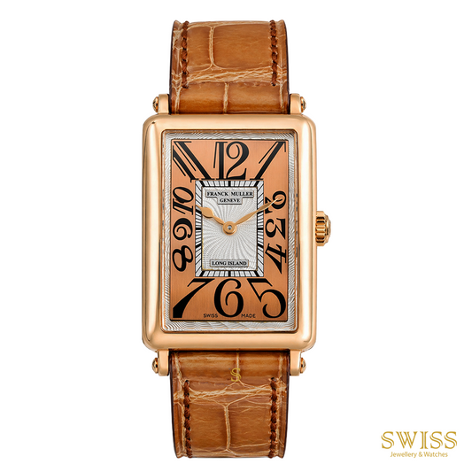 Franck Muller Long Island Flame Dial Rose Gold Quartz