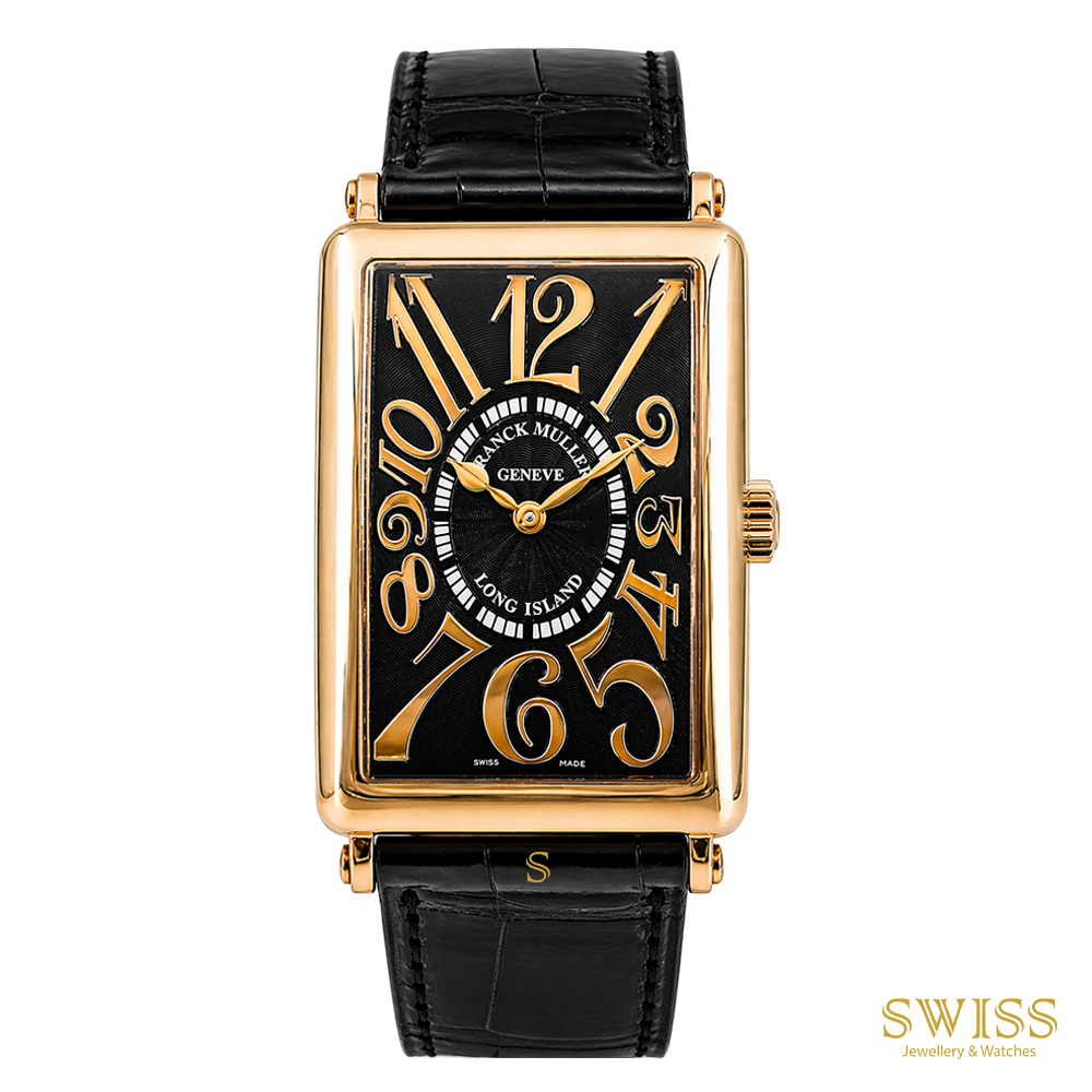 Franck Muller Long Island Black Dial Rose Gold