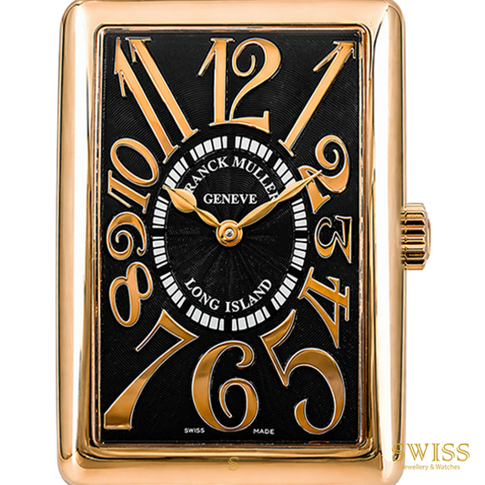 Franck Muller Long Island Black Dial Rose Gold