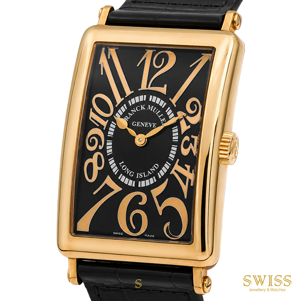 Franck Muller Long Island Black Dial Rose Gold