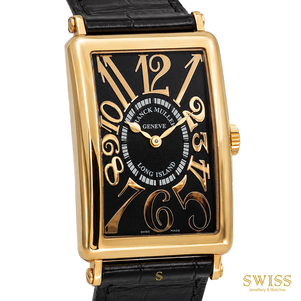 Franck Muller Long Island Black Dial Rose Gold