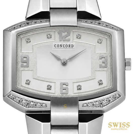 Concord La Scala Diamond Stainless Steel