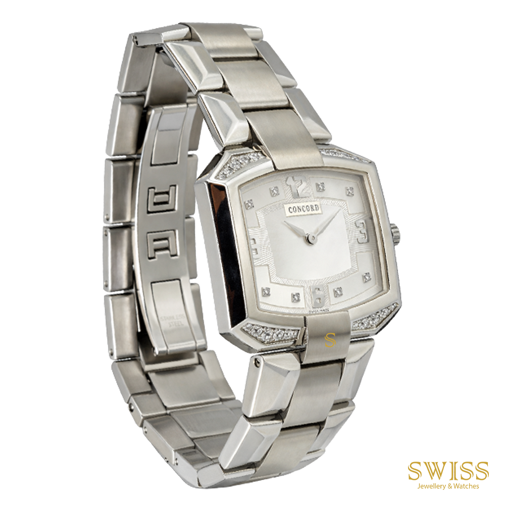 Concord La Scala Diamond Stainless Steel
