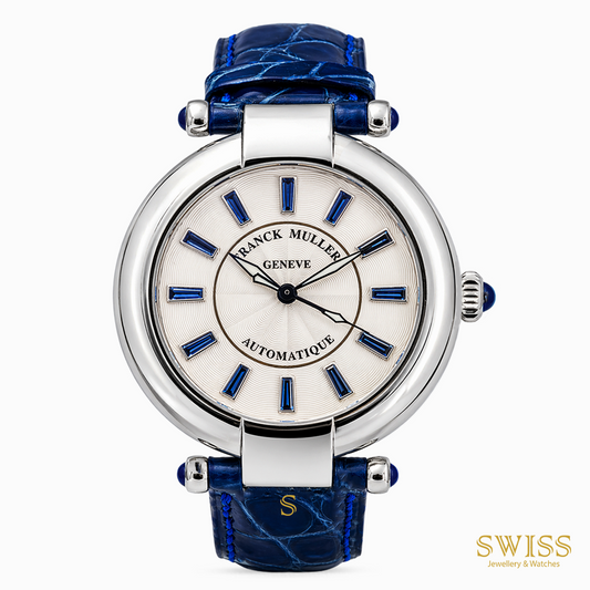 Franck Muller Round Automatique Blue Index Dial
