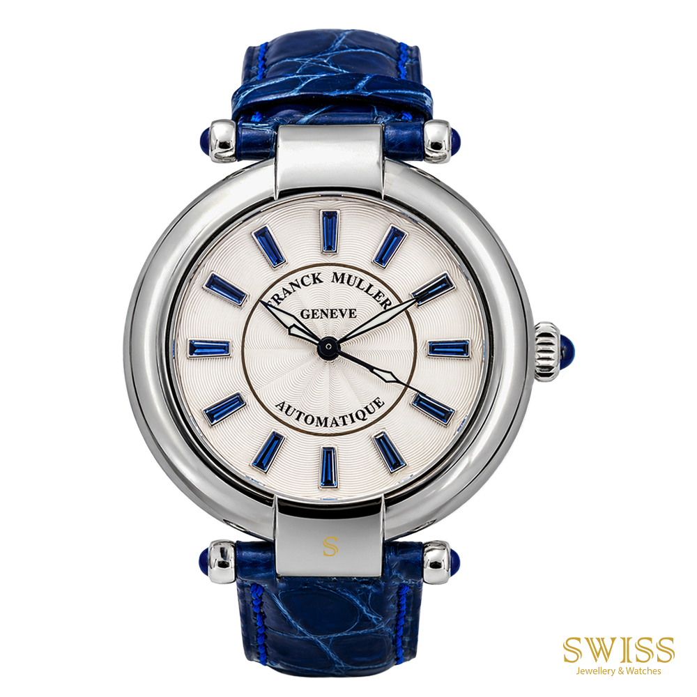 Franck Muller Round Automatique Blue Index Dial