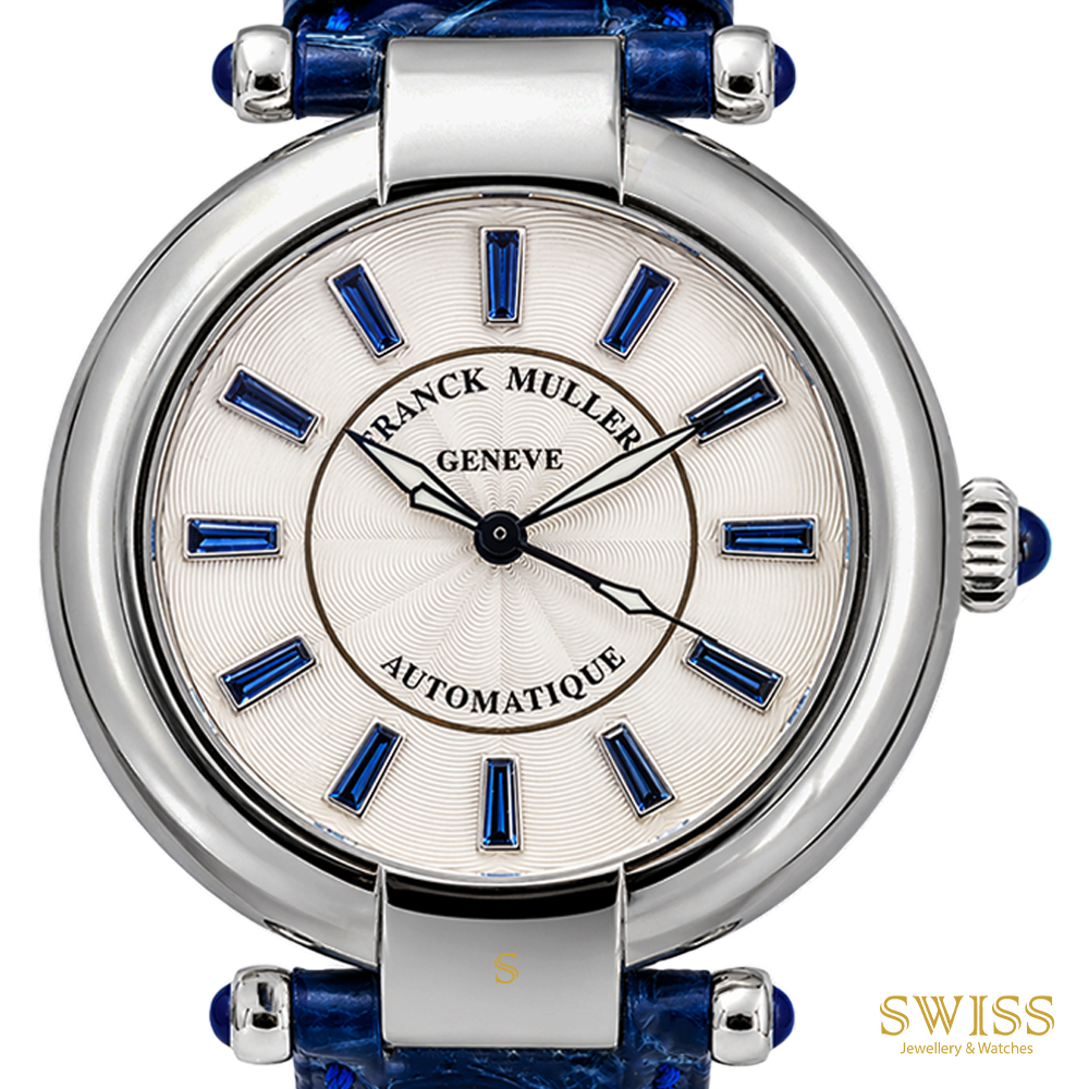 Franck Muller Round Automatique Blue Index Dial