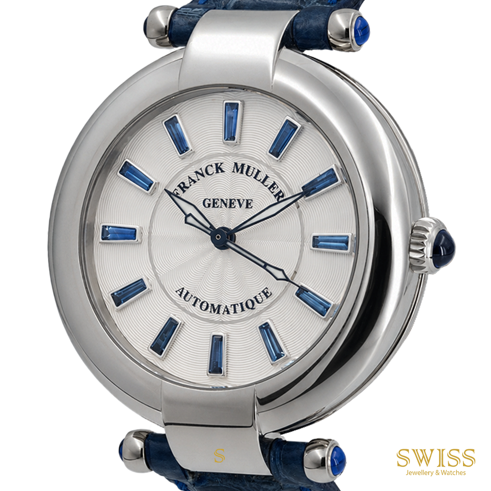 Franck Muller Round Automatique Blue Index Dial