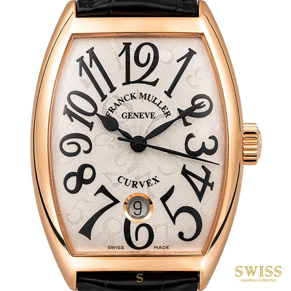 Franck Muller Cintrée Curvex Automatic Date Rose Gold