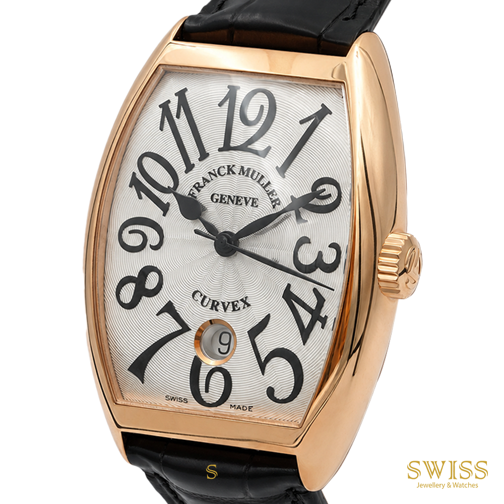 Franck Muller Cintrée Curvex Automatic Date Rose Gold