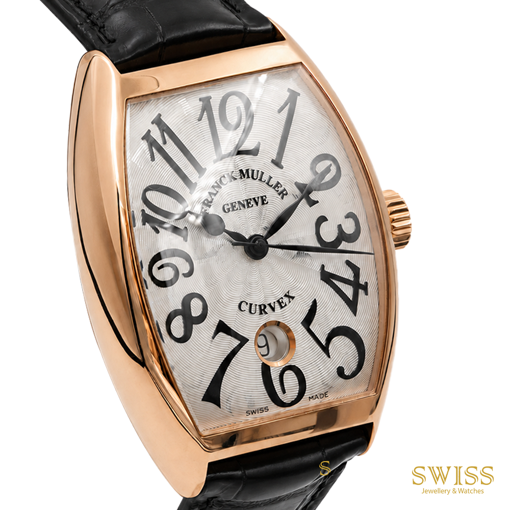 Franck Muller Cintrée Curvex Automatic Date Rose Gold