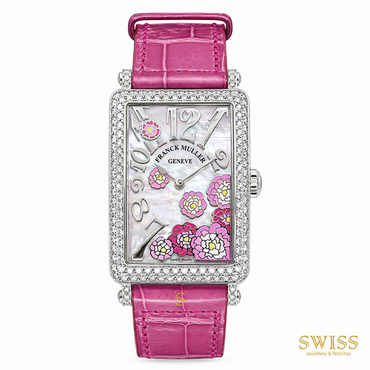 Franck Muller Long Island Flower Collection Diamond MOP Pink Edition