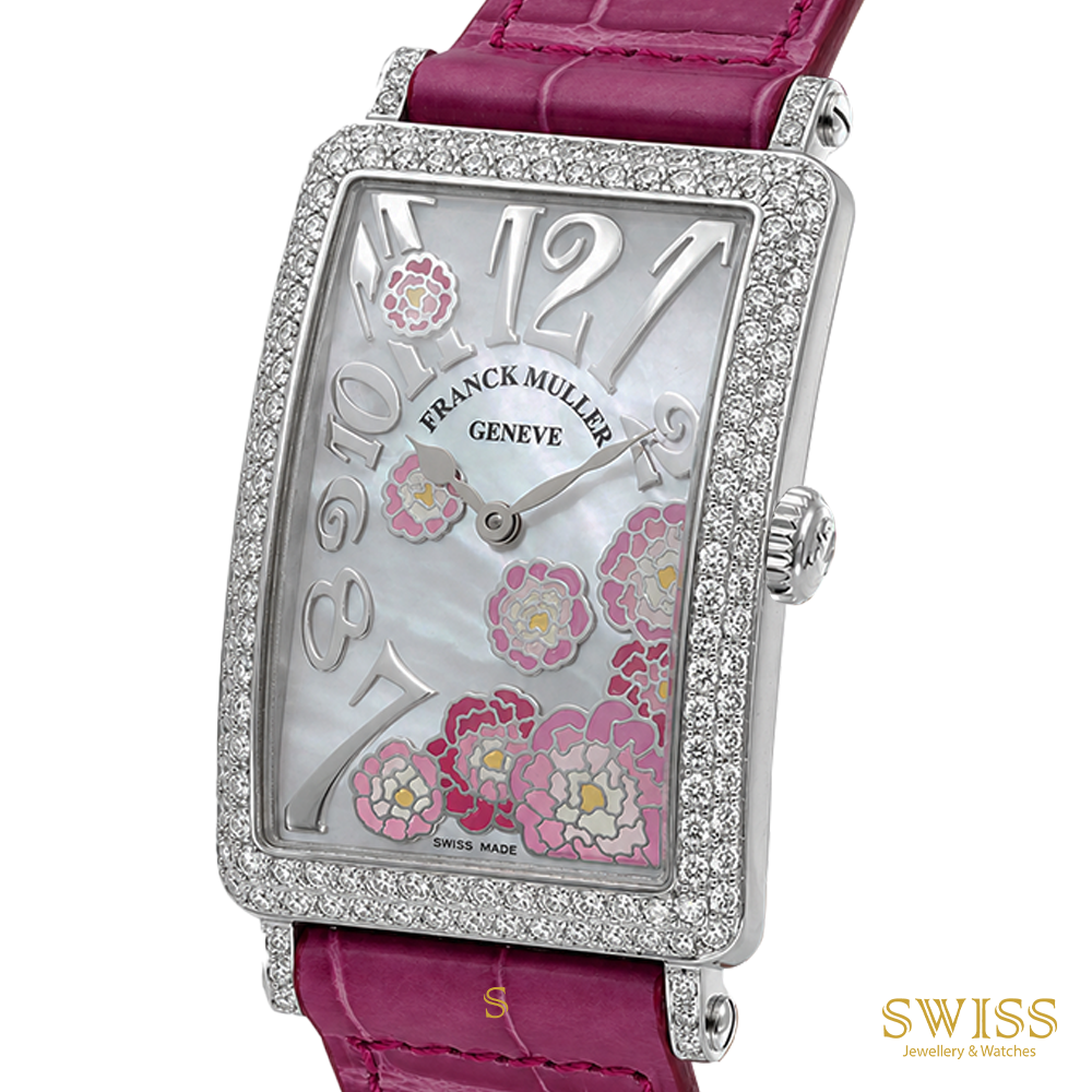 Franck Muller Long Island Flower Collection Diamond MOP Pink Edition
