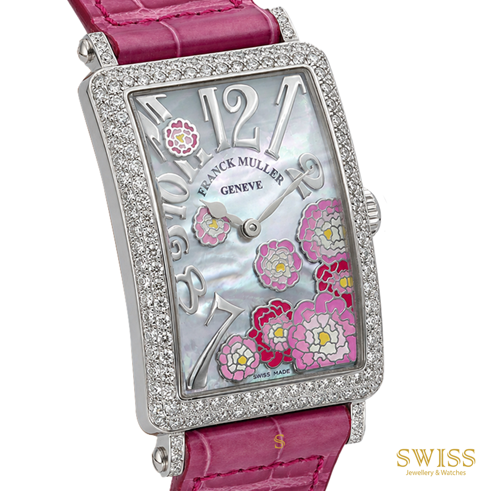 Franck Muller Long Island Flower Collection Diamond MOP Pink Edition