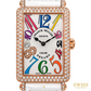 Franck Muller Long Island Color Dreams Diamond Rose Gold Watch