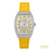 Franck Muller Vanguard Diamond Yellow Accents Ladies Watch
