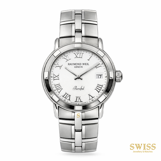 Raymond Weil Parsifal White Dial Stainless Steel Quartz Watch
