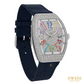 Franck Muller Vanguard Color Dreams Diamond Automatic Watch (Blue Strap)