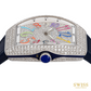 Franck Muller Vanguard Color Dreams Diamond Automatic Watch (Blue Strap)