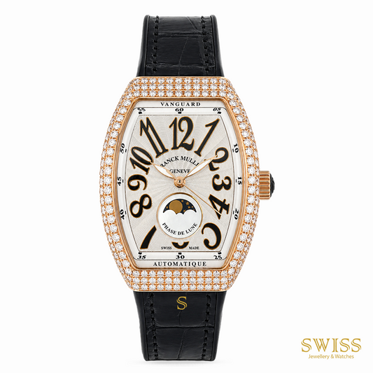 Franck Muller Vanguard Moonphase Diamond Automatic Watch