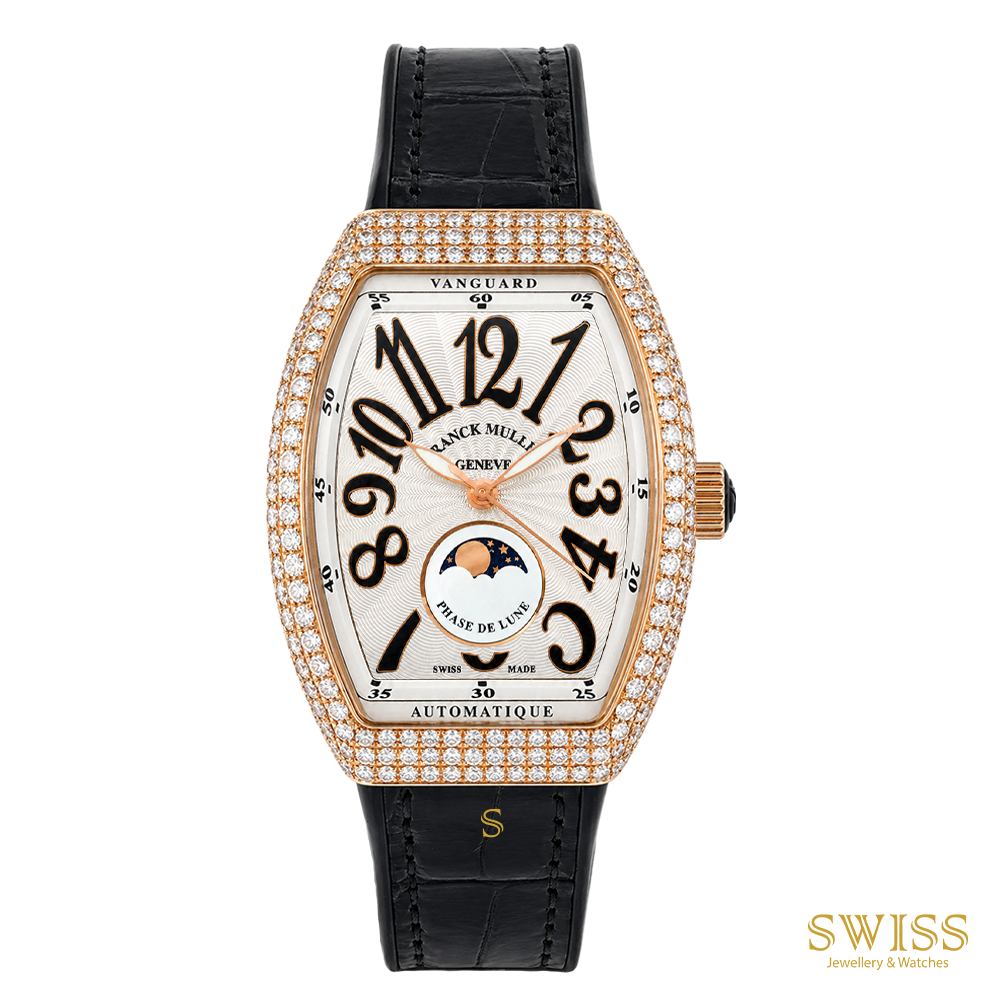 Franck Muller Vanguard Moonphase Diamond Automatic Watch