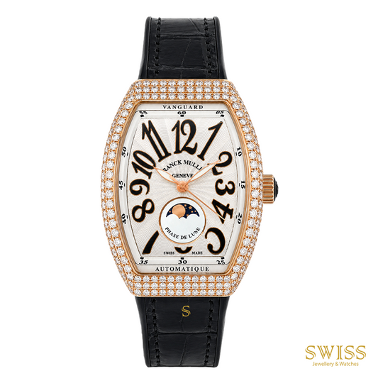Franck Muller Vanguard Moonphase Diamond Automatic Watch
