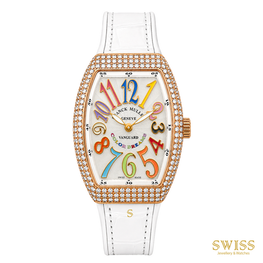 Franck Muller Vanguard Color Dreams Rose Gold Diamond Watch