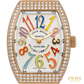Franck Muller Vanguard Color Dreams Rose Gold Diamond Watch