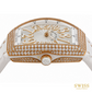 Franck Muller Vanguard Crazy Hours Diamond Rose Gold Watch