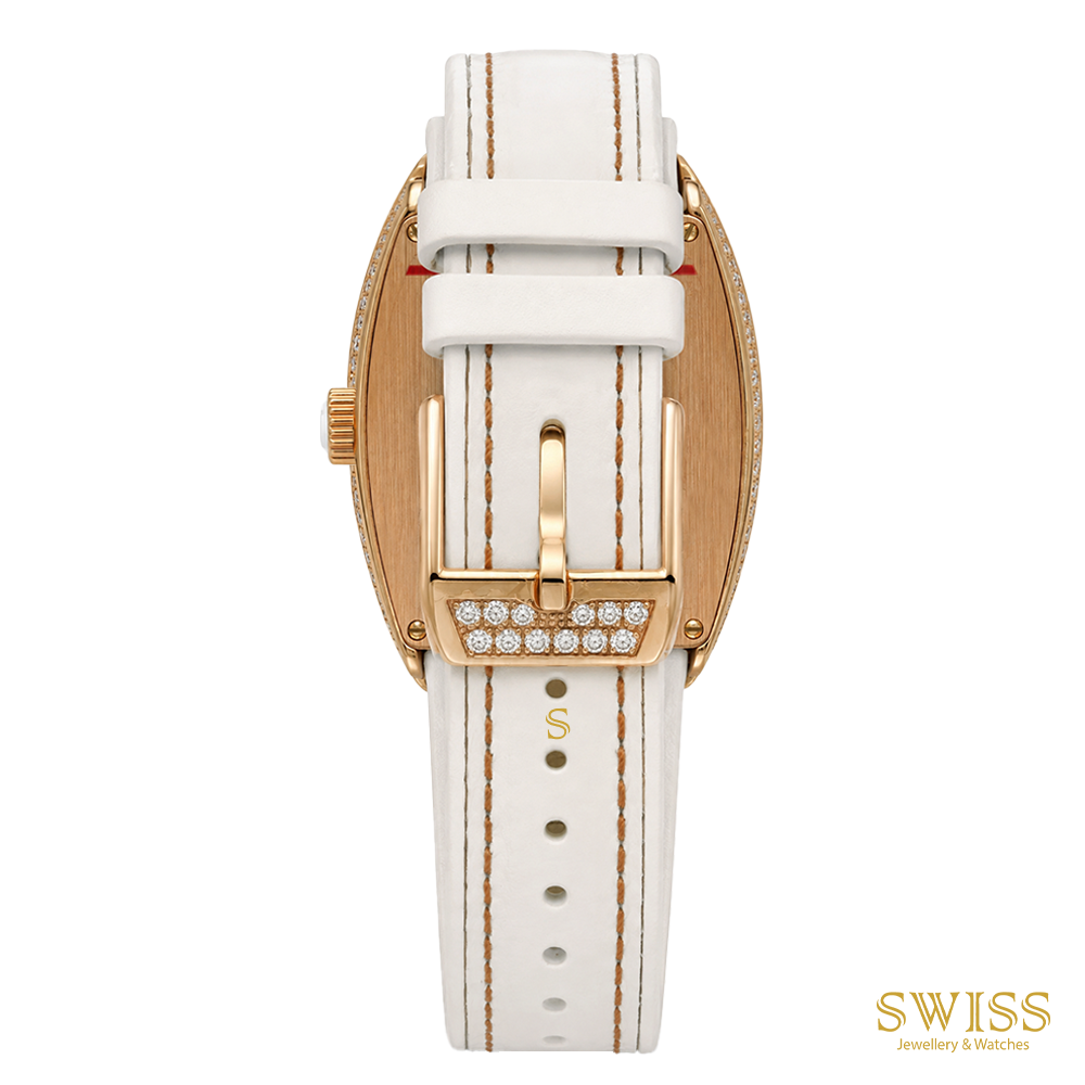 Franck Muller Vanguard Crazy Hours Diamond Rose Gold Watch