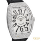 Franck Muller Vanguard Diamond Quartz Watch Black Arabic Numerals
