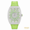 Franck Muller Vanguard Steel Diamond Pavé Green Dial