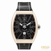 Franck Muller Vanguard Date Rose Gold Black Dial